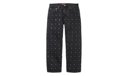 Studded Seam Loose Fit Jean "SS25 - Black" SU27217