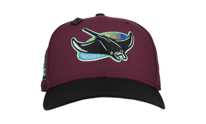 59FIFTY Tampa Bay Rays Tropicana Field Fitted Hat "Plum / Black" NE391