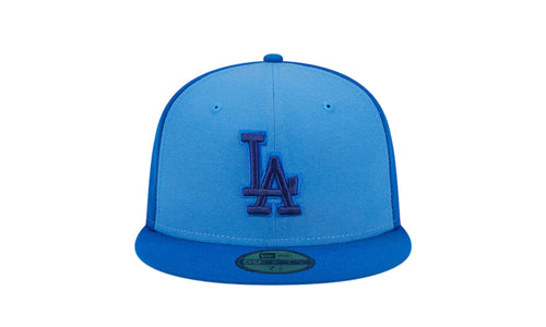 Los Angeles Dodgers Tri-Tone Team 59FIFTY Fitted Hat "Blue" 60355914