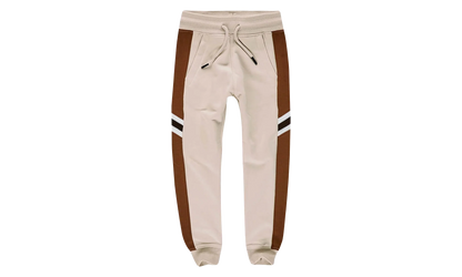 Jordan Color Block Stripes Sweatpants TD "Beige" 8337K Desert