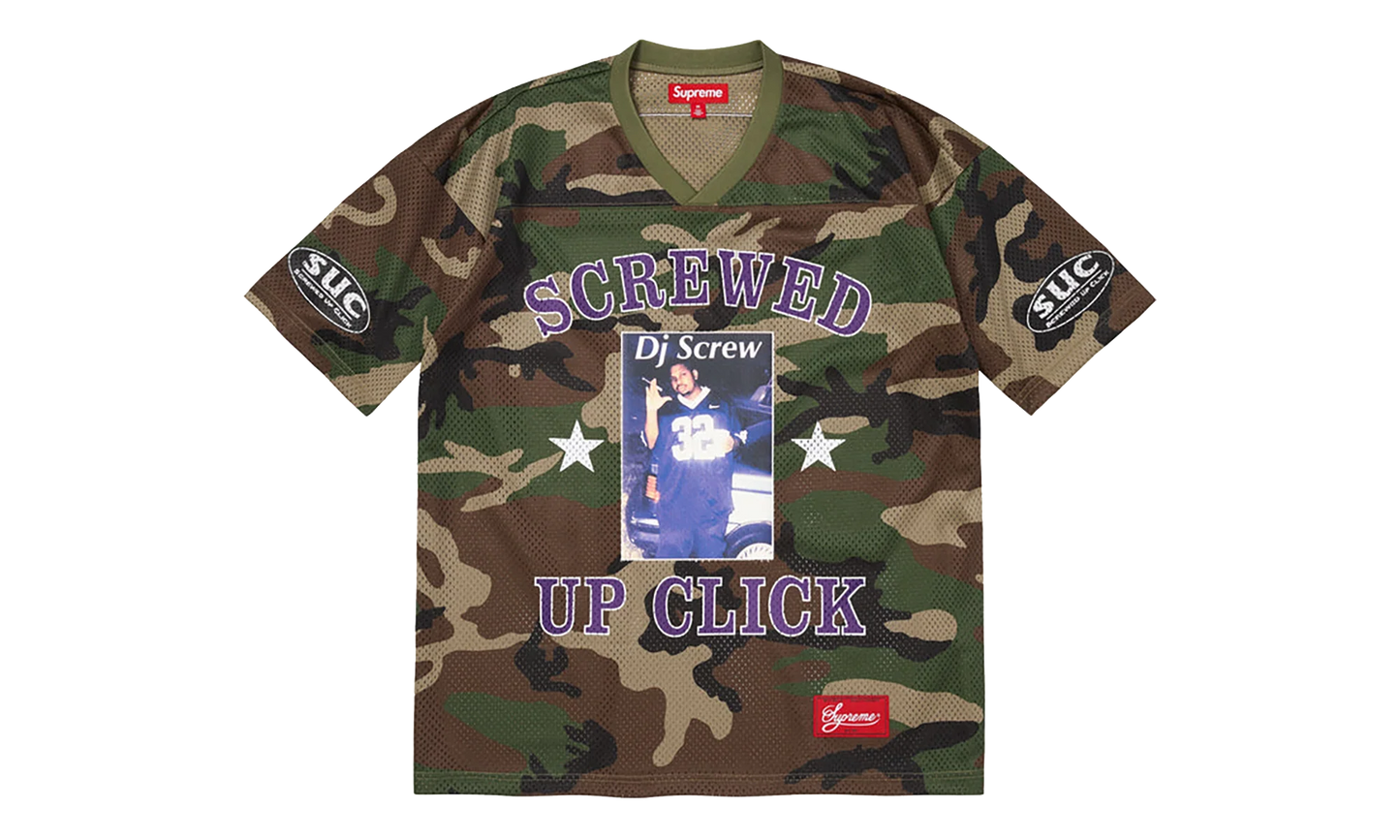 DJ Screw Football Jersey "SS26 - Woodland Camo" SU27358