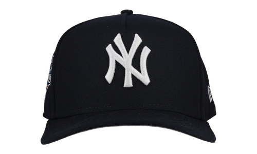 9FIFTY New York Yankees 2000 Team Color A Frame Snapback Hat "Black (Grey Brim)" NE480