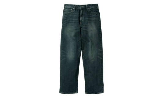 Washed Denim Wide Pants "Indigo" 252XBNH PTM04 INDIGO