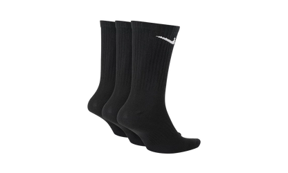 Everyday Lightweight Training Crew Socks (3 Pairs) "Black / White" SX7676 010