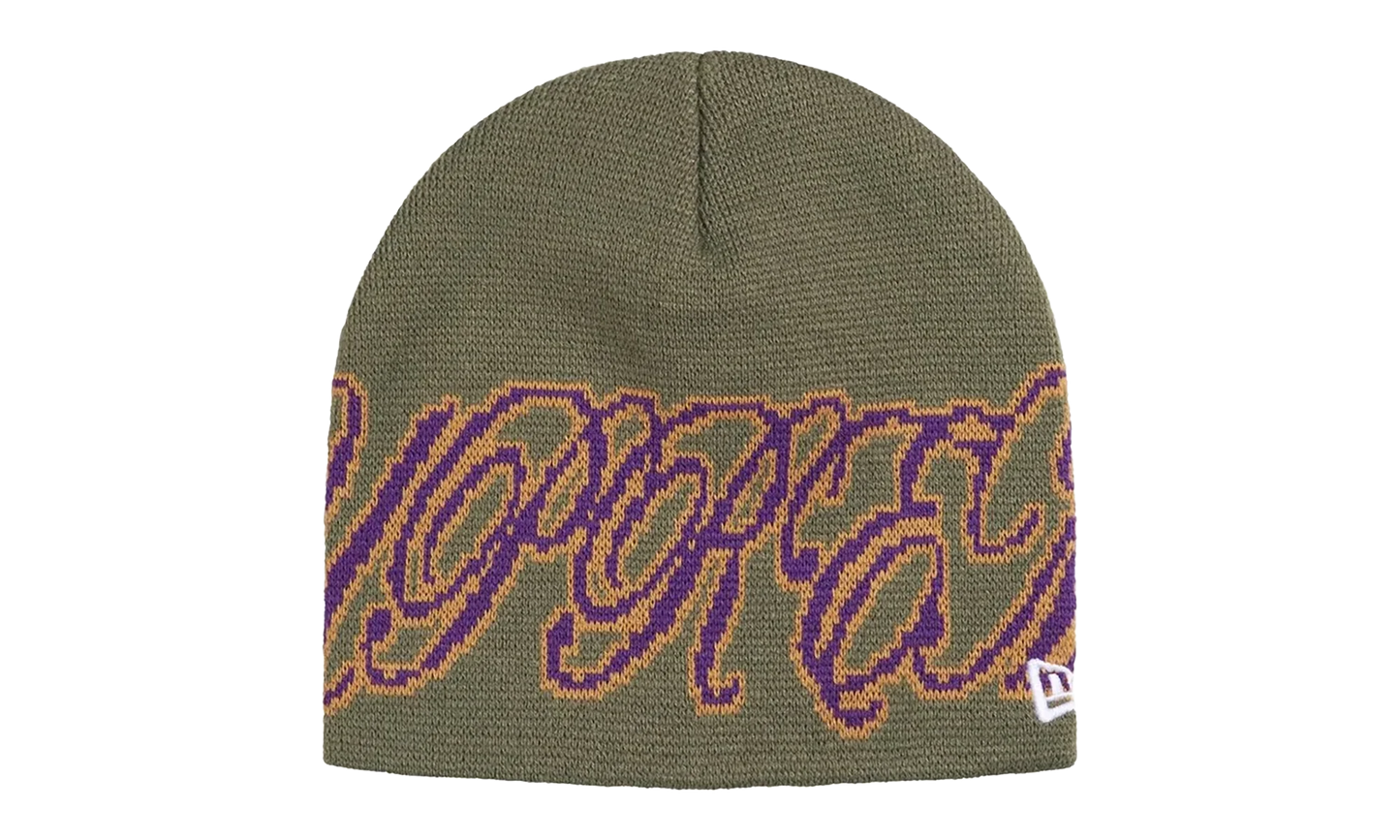 New Era Cursive Beanie "SS26 - Olive" SU27255