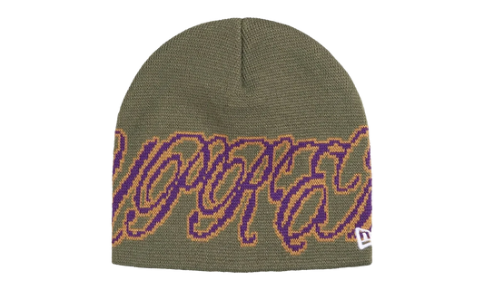 New Era Cursive Beanie "SS26 - Olive" SU27255