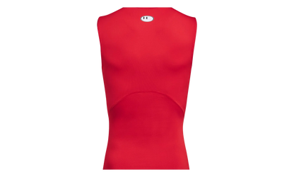 HeatGear Compression Sleeveless "Red / White" 1361522 600