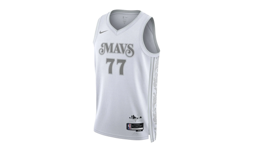 NBA DALLAS MAVERICKS CITY EDITION JERSEY GS "77 DONCIC - White" 9Z2B7BU8P24 MAVL