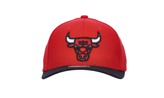 NBA Team 2 Tone 2.0 Stretch Snapback Cap "Chicago Bulls - Red / Black" HHSS3265 CBUYYPPPRDBK