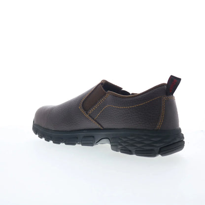 Avenger Flight Slip-On Alloy Toe A7000 Mens Brown Wide Work & Safety Shoes
