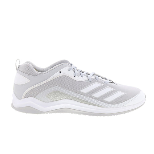 Icon 6 Turf FV9372 Mens Gray Mesh Lace Up Athletic Baseball Shoes