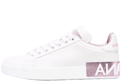 Portofino White Metallic Pink