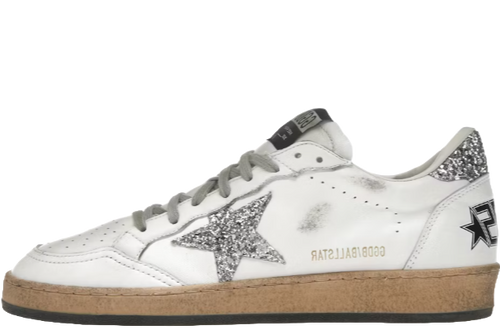 Ball Star White Silver Glitter (Women's)