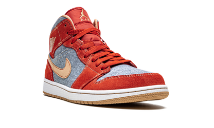 1 Mid SE "Denim Red Suede" DM4352 600