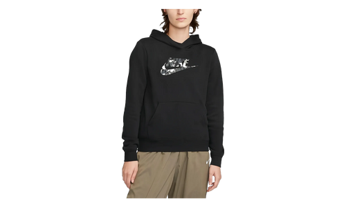 Fleece Printed Logo Pullover Hoodie DQ6108 010