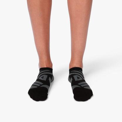 Women's Low Sock in Black Shadow