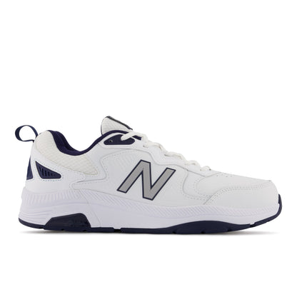 Men's MX857v3 in White with Navy and Rain Cloud