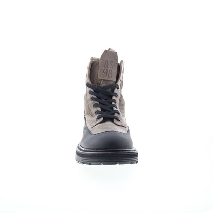 Rupert Mens Gray Synthetic Lace Up Casual Dress Boots