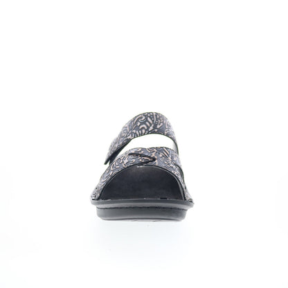 Alegria Victoriah Show Boat VIC-6110 Womens Black Slides Sandals Shoes