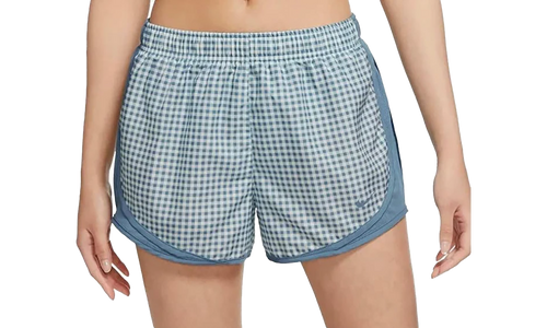TEMPO GINGHAM RUNNING SHORTS WMNS"Blue" DH3067 424