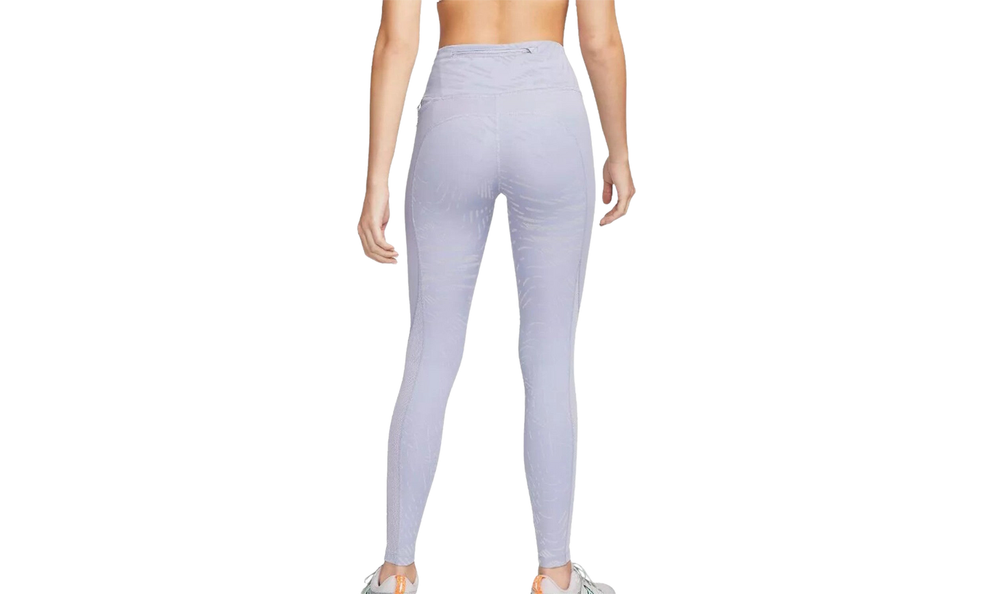 Women's Reflective Print Running Leggings"Indigo Haze/Cave Purple" DD6803 519